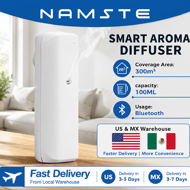 Home Fragrance Flowers - NAMSTE 아로마 오일 디퓨저 블루투스 향기