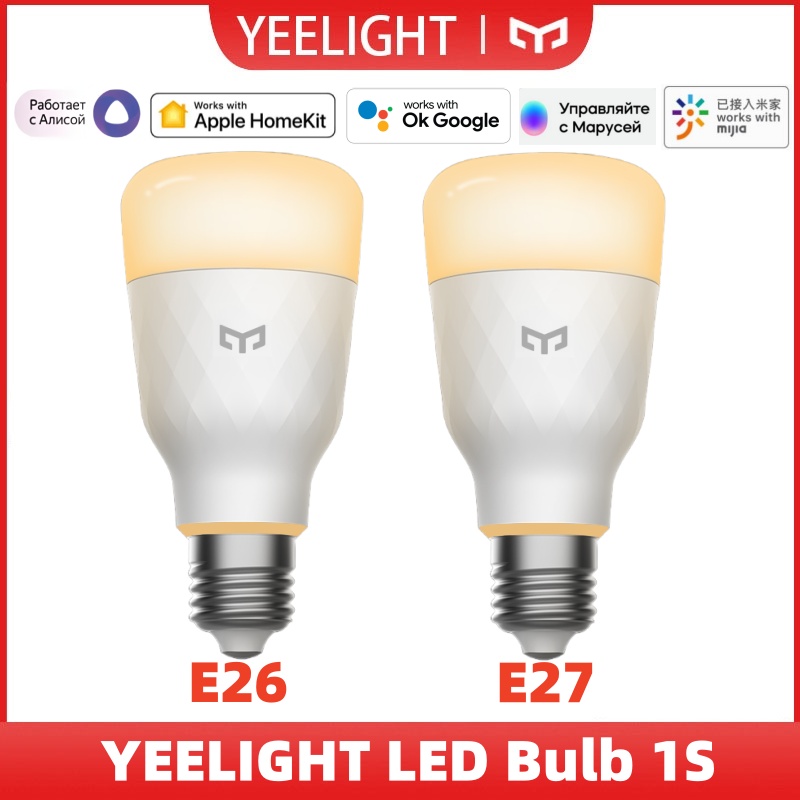 Yeelight Light Smart Bulb - 예일라이트 LED 전구 1S, E26/E27 소켓,