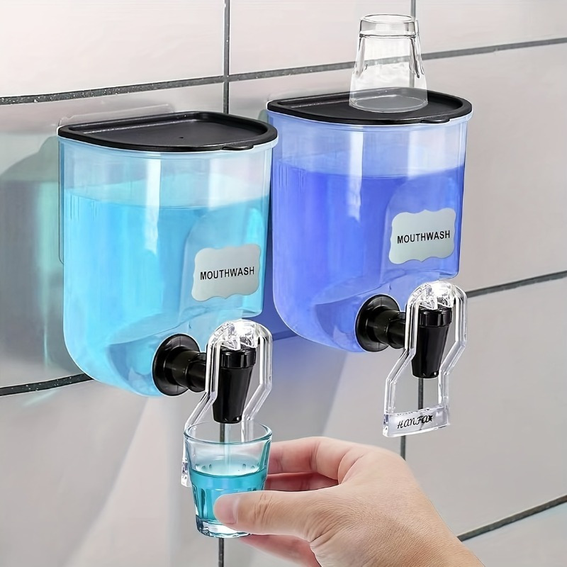 Home Fragrance Flowers - 2PCS 600ml 구강 세정제 디스펜서 욕실