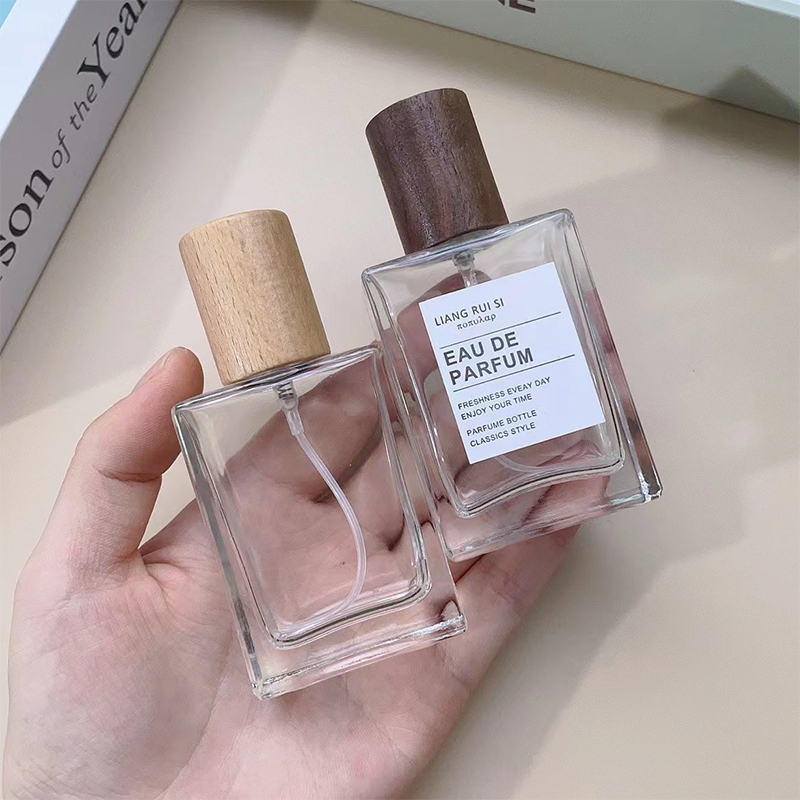 Room Spray Bottle - 15/30/50ml 사각 유리 향수병 투명 스프레이