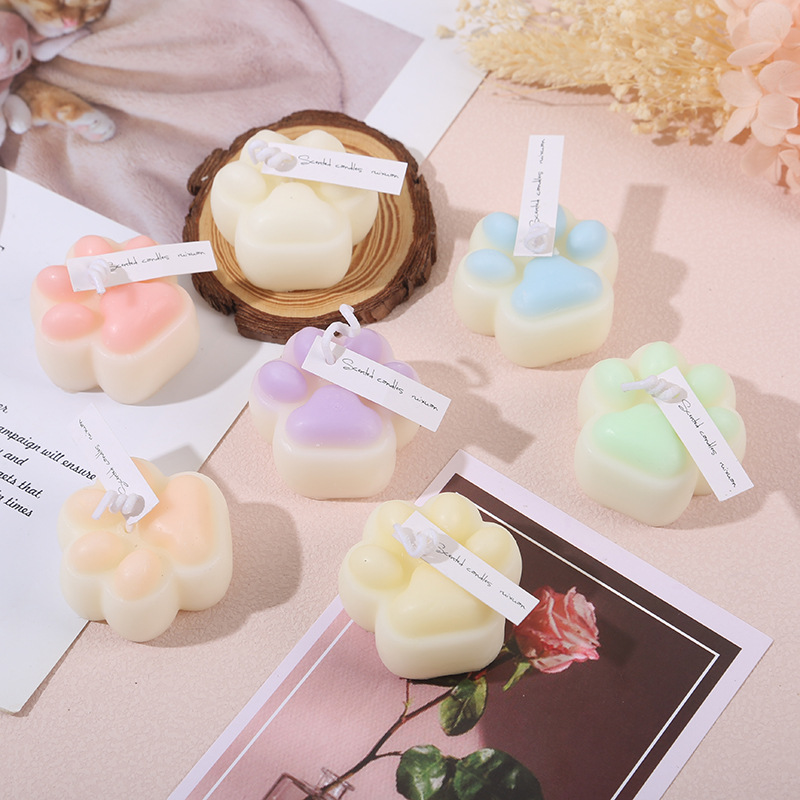 귀여운 카와이 미니 고양이 발 모양 향초 홈 프래그런스 - Home Fragrance Wax Melts 리뷰 및 가격
