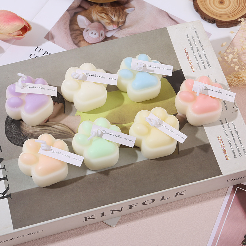 귀여운 카와이 미니 고양이 발 모양 향초 홈 프래그런스 - Home Fragrance Wax Melts 리뷰 및 가격
