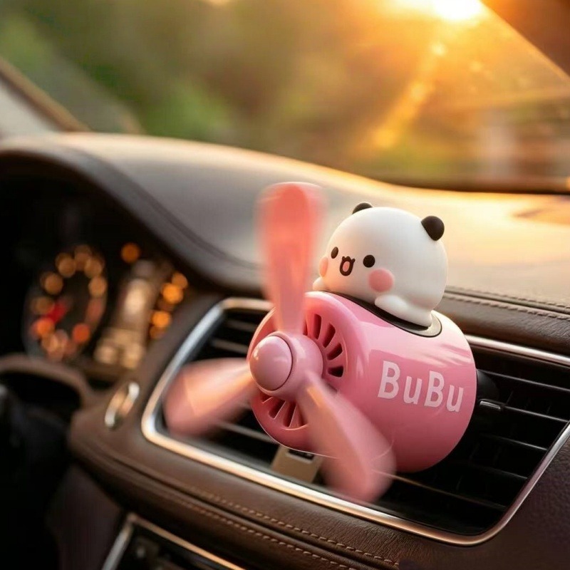 핫 카툰 부부 이어 피규어 에어플레인 파일럿 자동차 방 - Car Vent Diffuser 리뷰 및 가격
