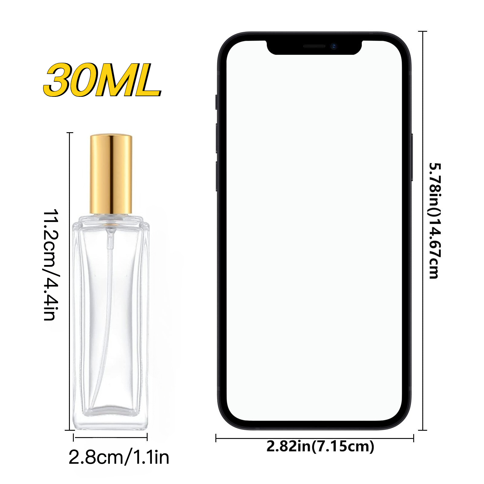 2개 향수병 스프레이 빈 향수 분무기 리필 가능 3가지 - Room Spray Bottle 리뷰 및 가격