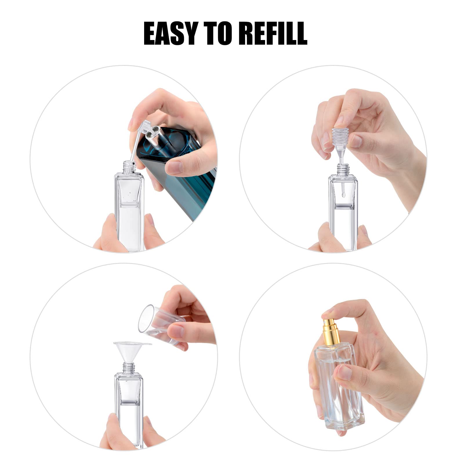 2개 향수병 스프레이 빈 향수 분무기 리필 가능 3가지 - Room Spray Bottle 리뷰 및 가격
