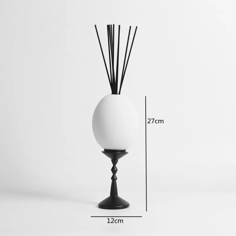 심플한 화이트 세라믹 에그쉘 아로마테라피 기하학적 장식 - In Home Fragrance Products 리뷰 및 가격