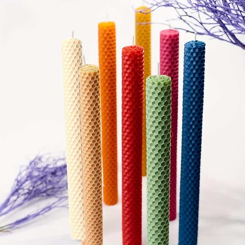 18/27 벌집 모양의 고급 캔들, 집, 식사, 교회, - Beeswax Taper Candle 리뷰 및 가격
